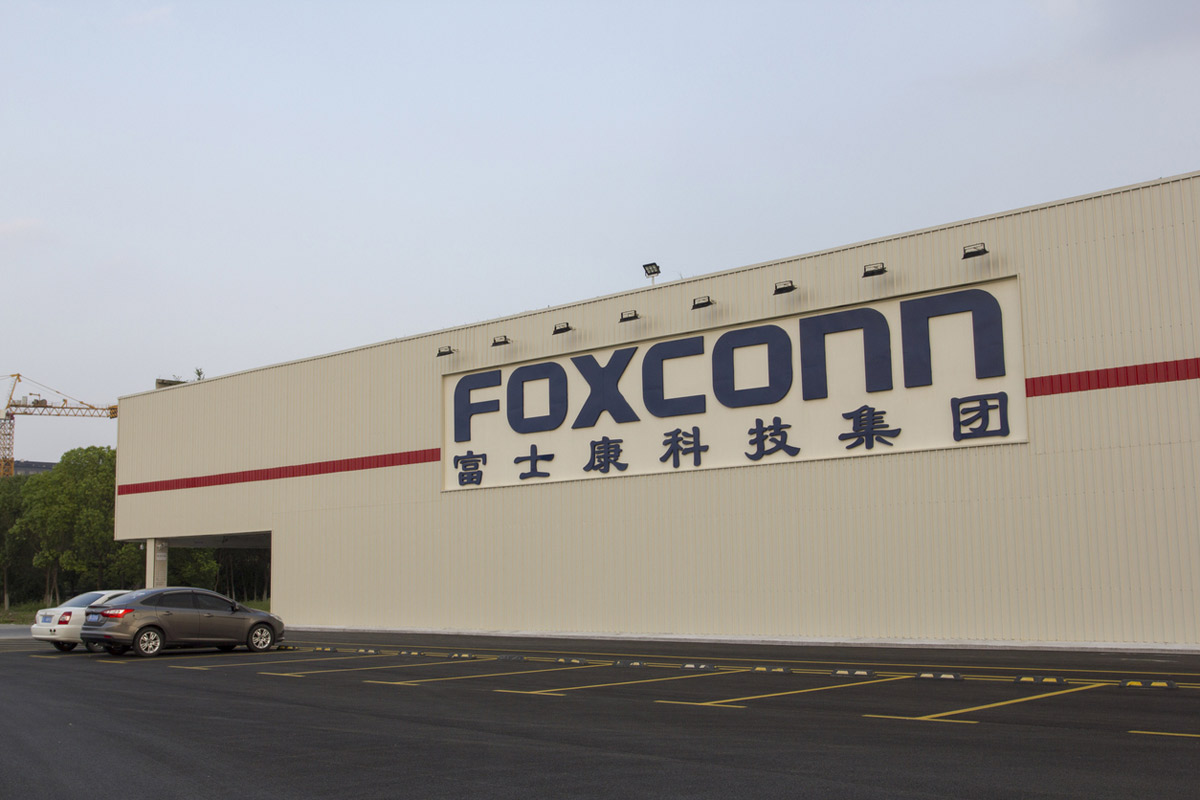 Foxconn’s Shanghai facility Foxconn's Shanghai facility