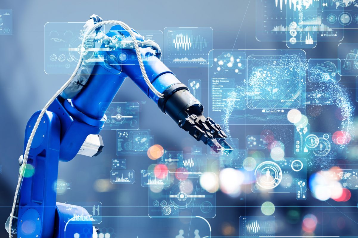 Industrial technology concept. Industrial technology concept.