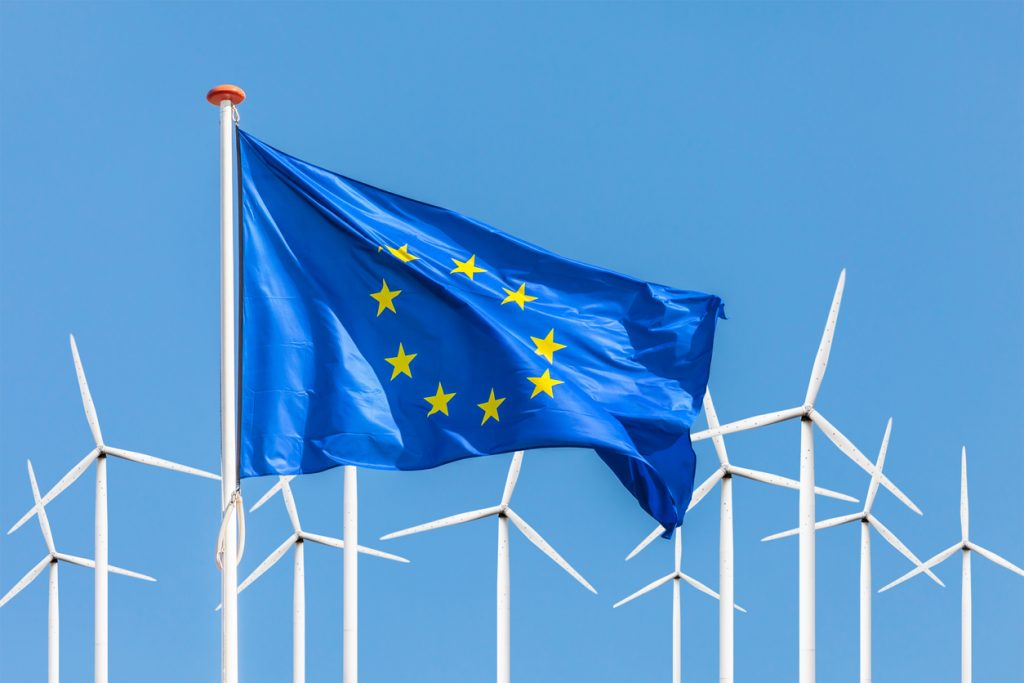 Symbol image Europe and renewable energies