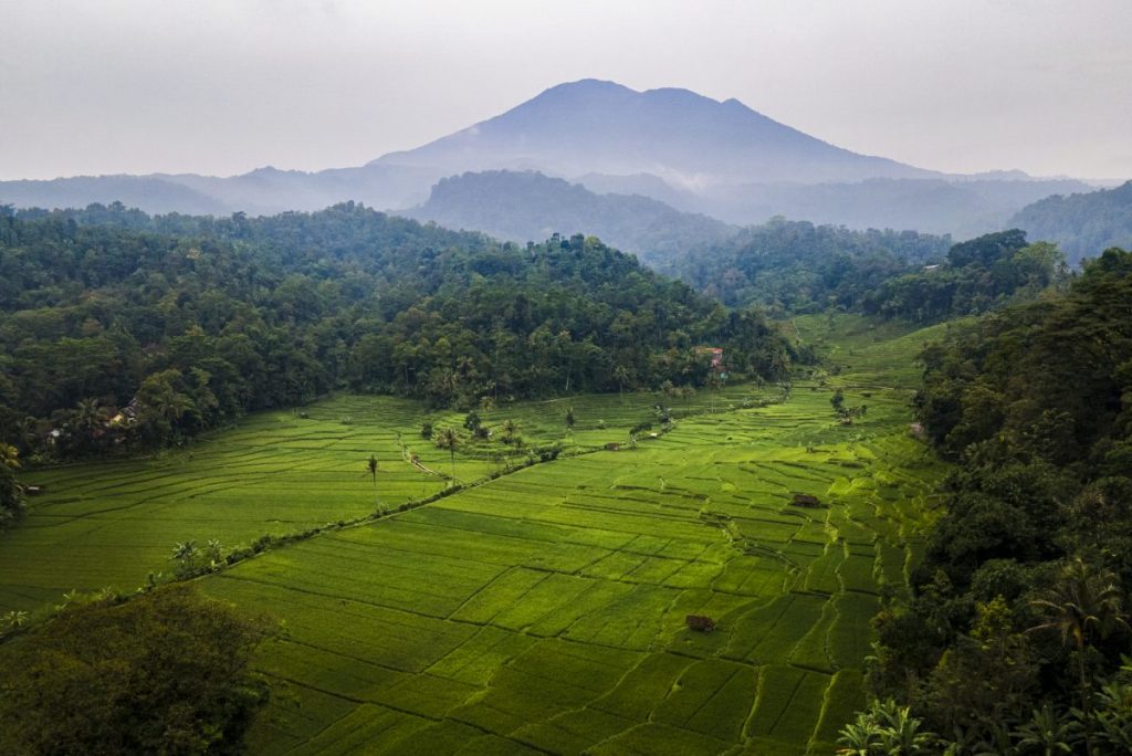 Panorama view in Indonesia