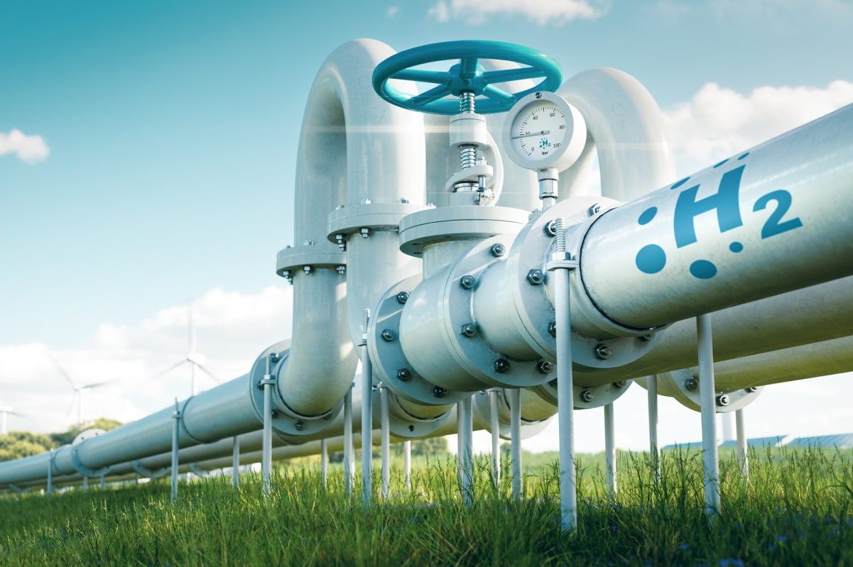 A hydrogen pipeline A hydrogen pipeline