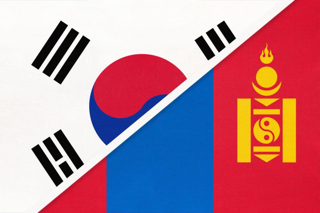 South Korea and Mongolia