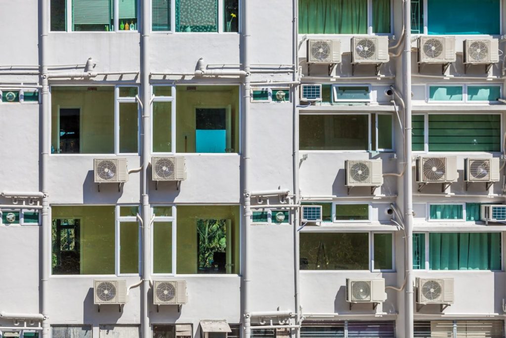 Old apartment in Hong Kong