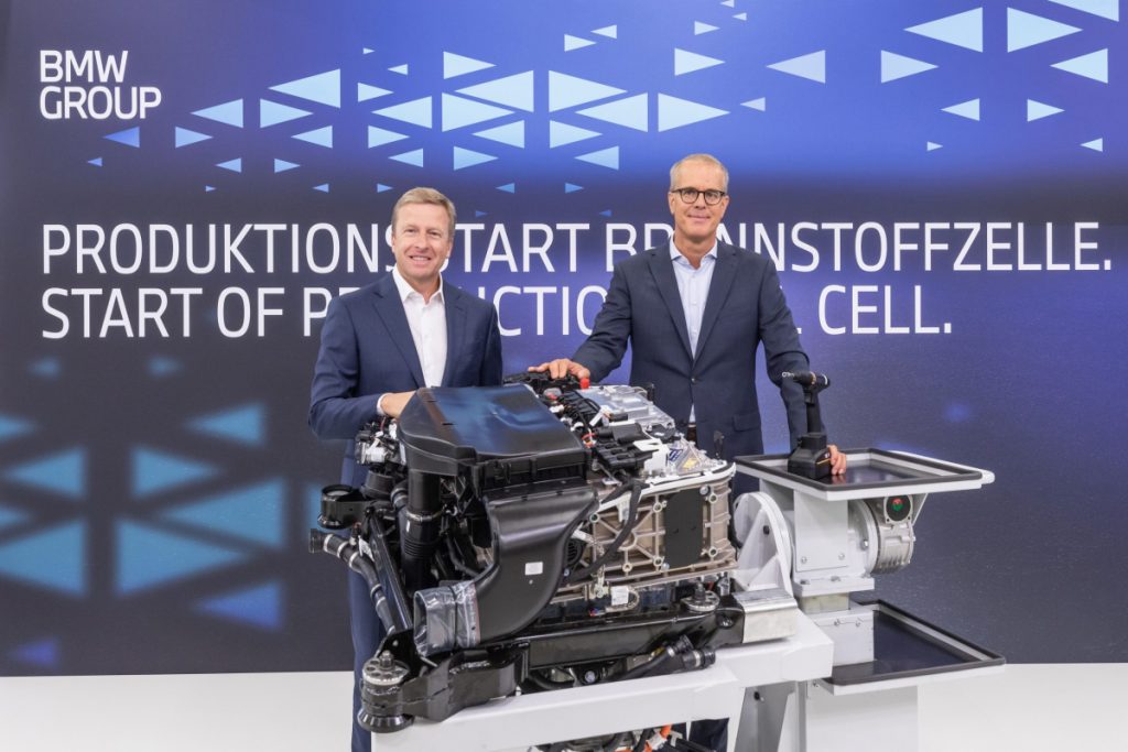 BMW CEO Oliver Zipse and Board Member for Development Frank Weber