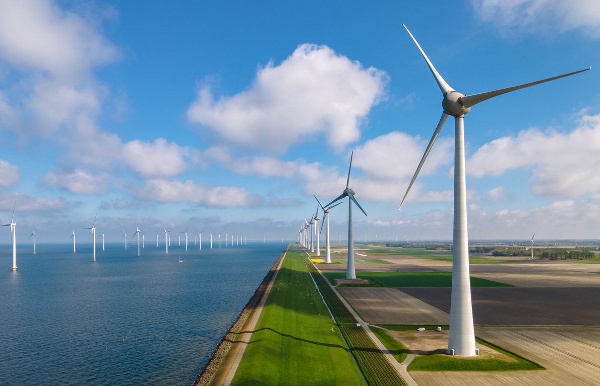 windmill farm green energy