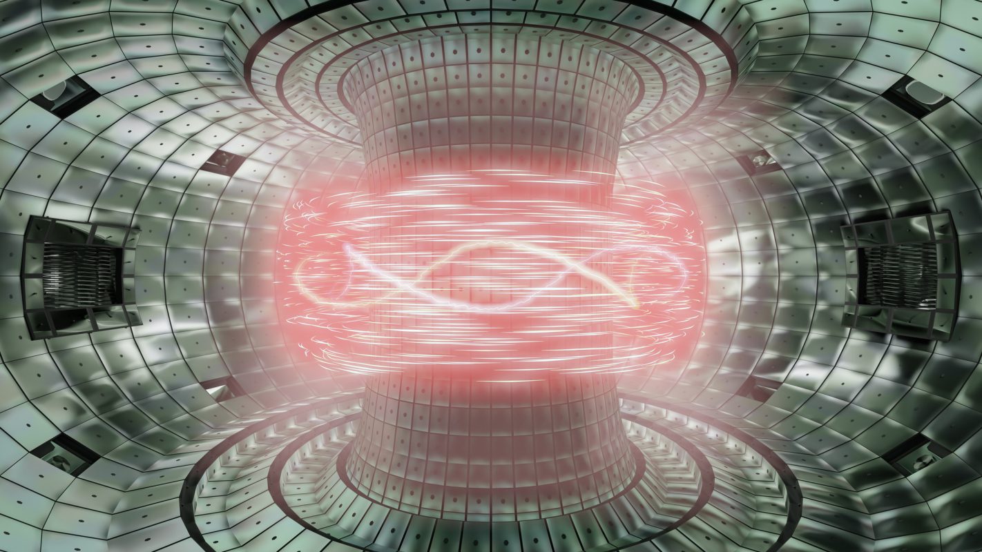 Nuclear-Fusion-Reactor-Material Tokamak with sustained nuclear fusion
