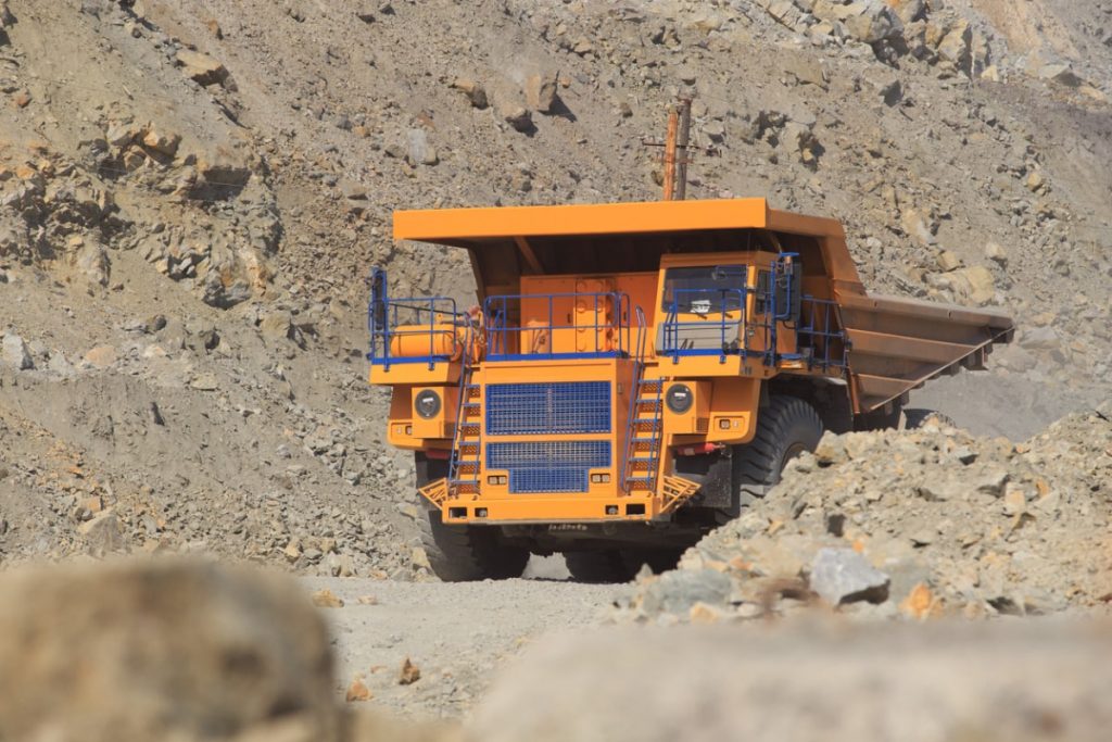 mine truck mining