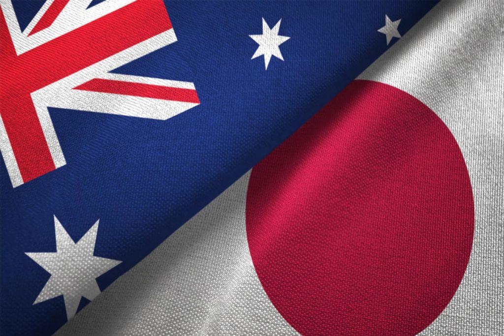 Japan Australia Flag