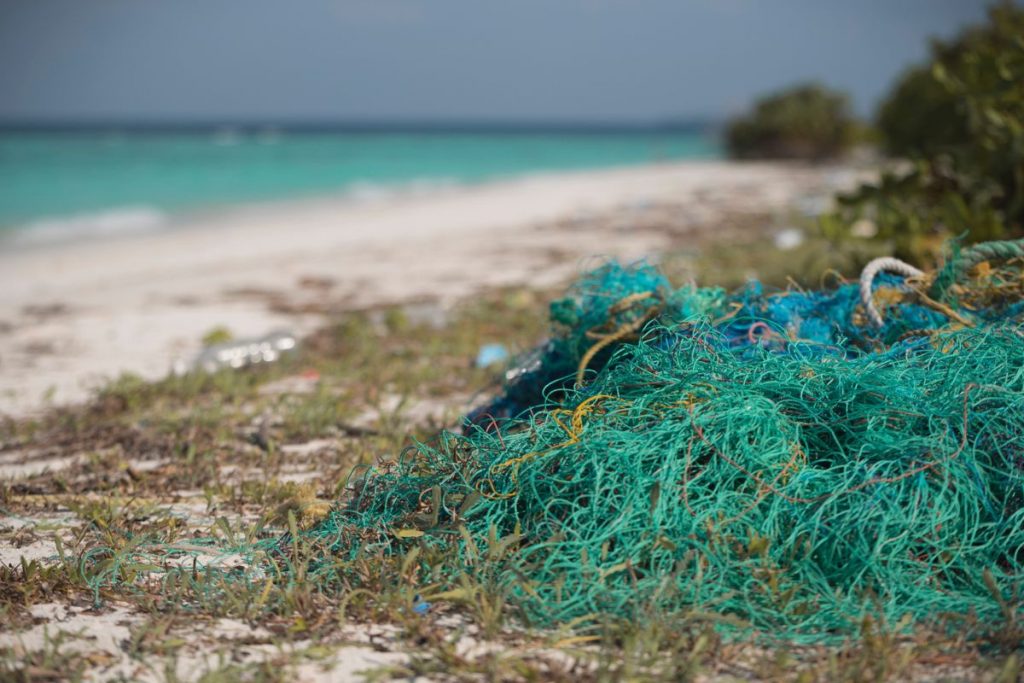 Sea Plastic Waste Fishing net Catalyst