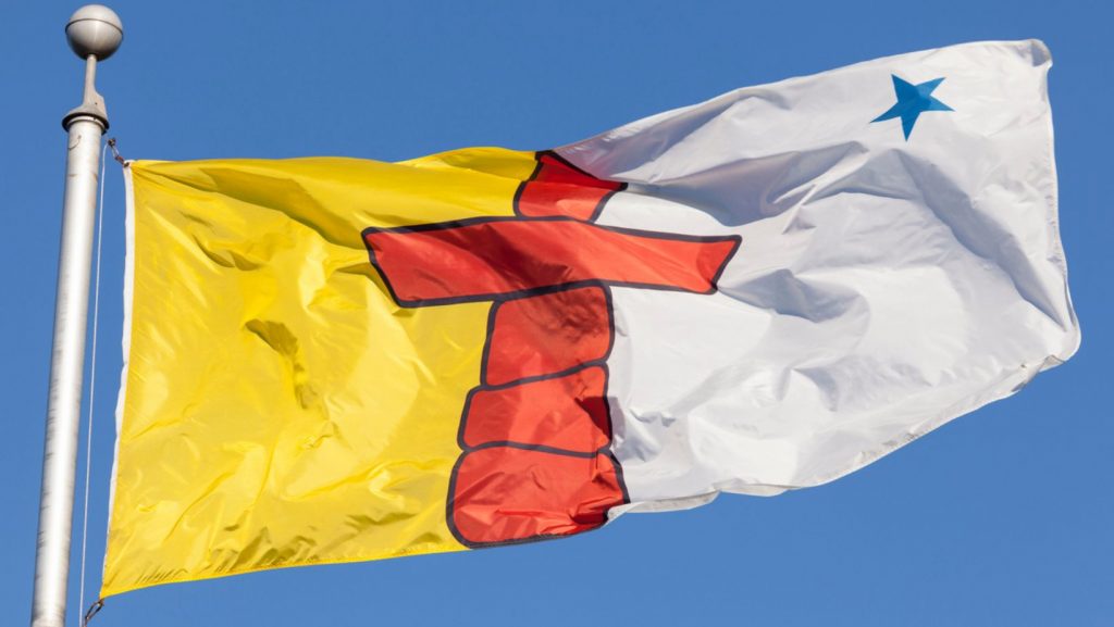 nunavut flag canada
