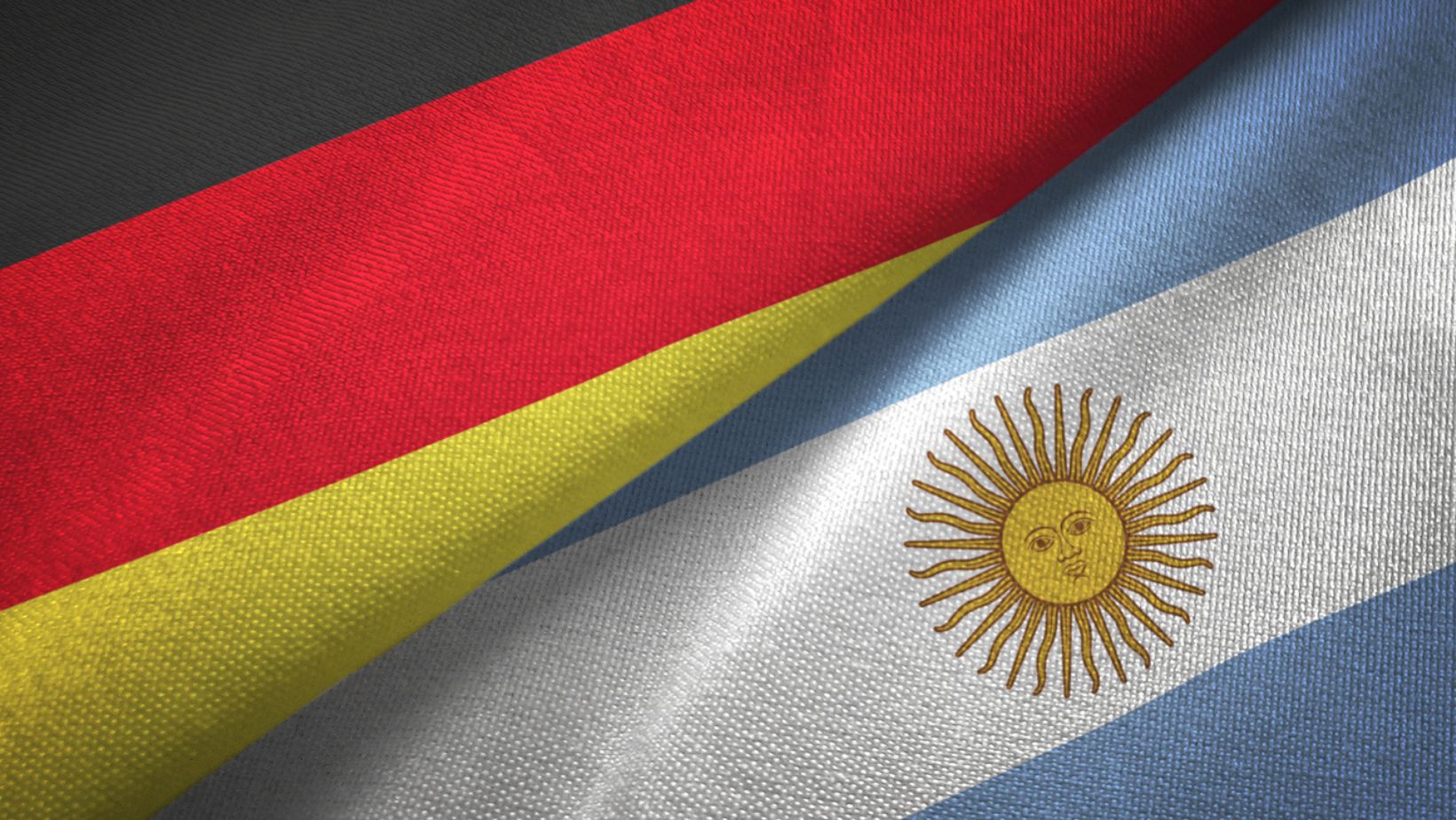 Argentina Germany flag Argentina Germany flag