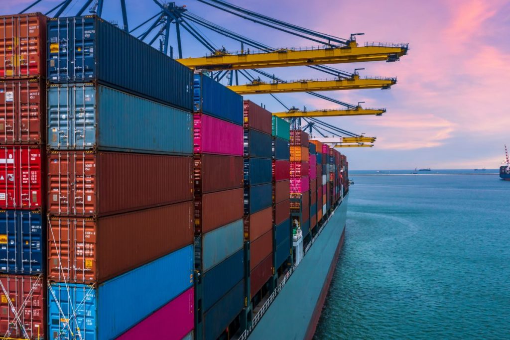 Export Raw Materials Container