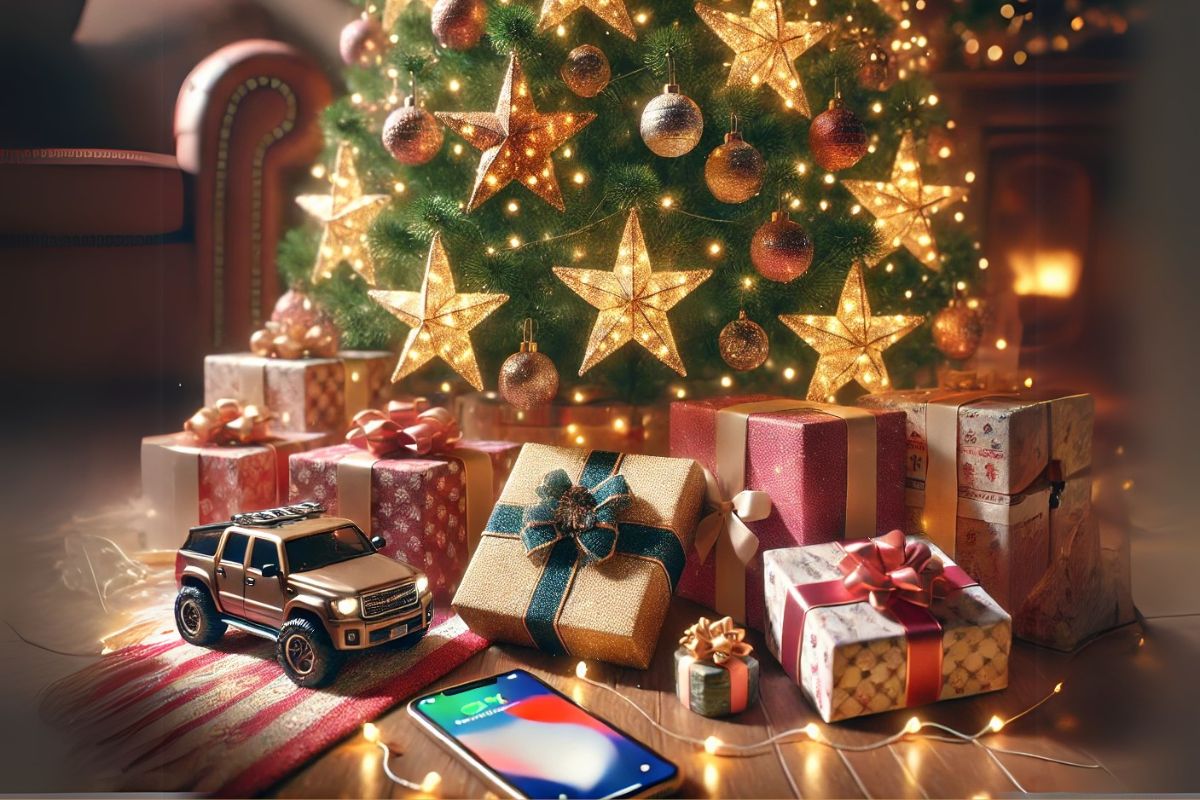 Raw materials under the Christmas tree. Raw materials under the Christmas tree.