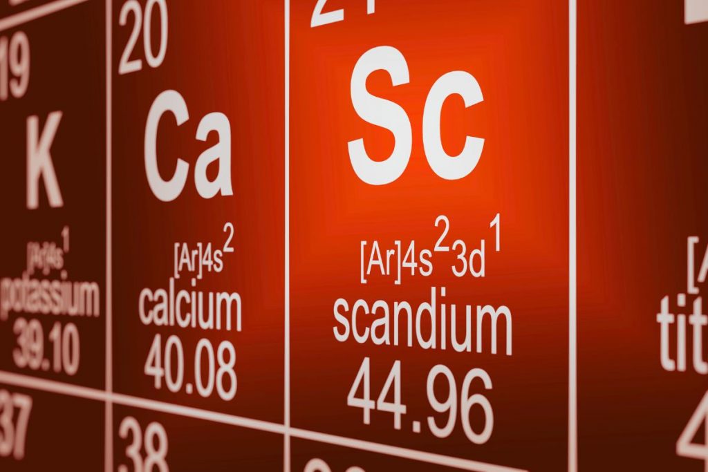 Scandium Rare Earth Element