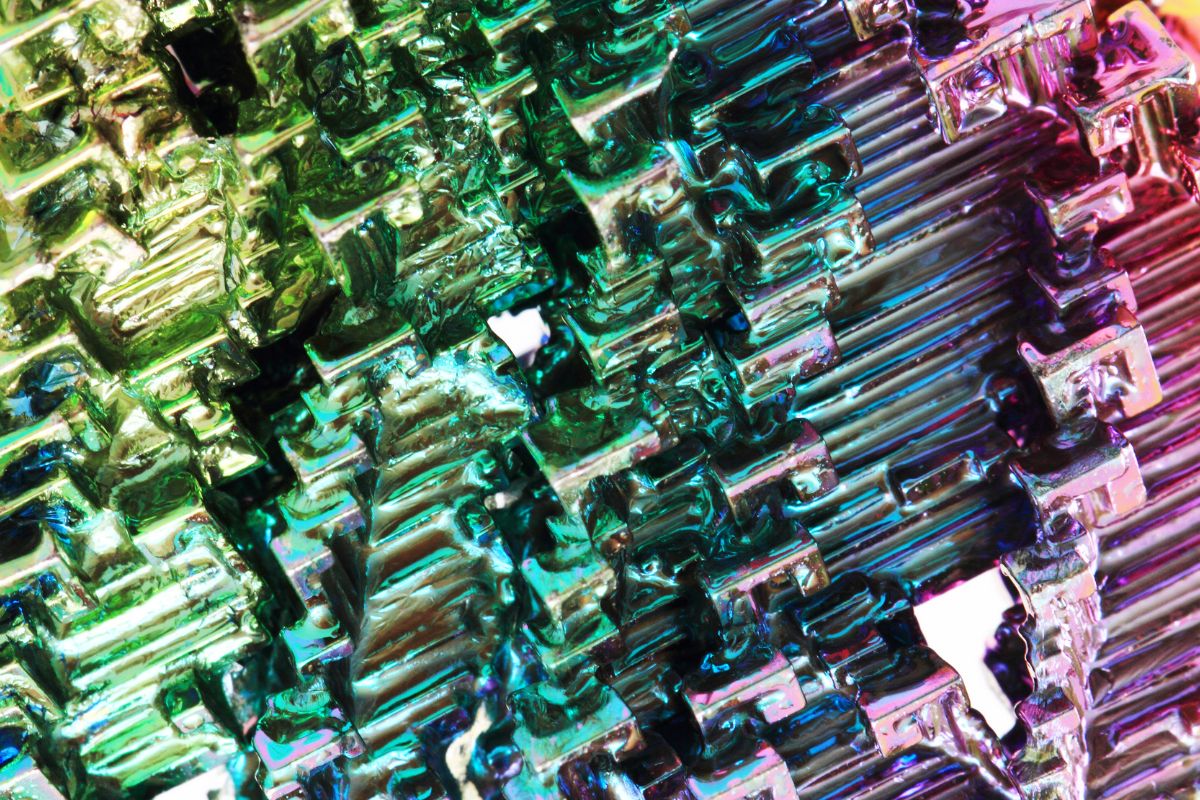 Bismuth crystal Bismuth crystal