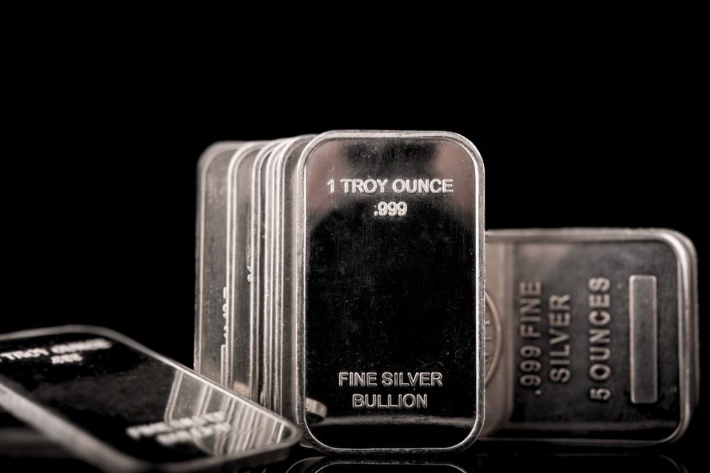 Silver bars investment physical