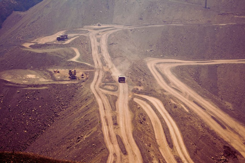 mining trucks mine