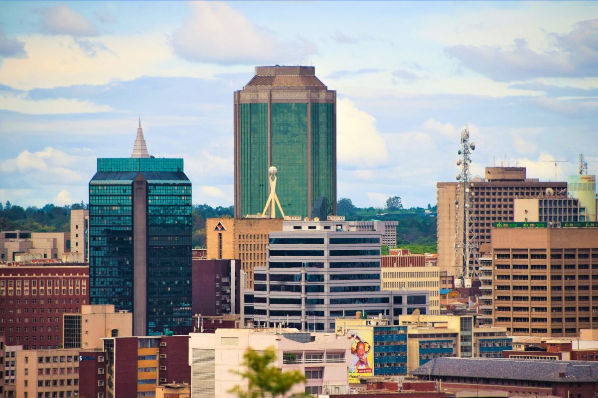 harare zimbabwe capital financial district